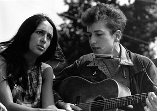 Joan Baez och Bob Dylan